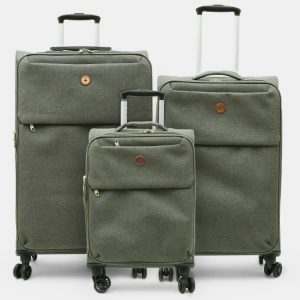 סט 3 מזוודות מפוארות ואיכותיות TRAVEL CLUB טרוול קלאב