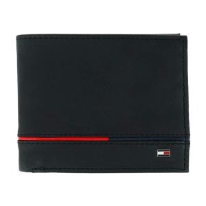 ארנק עור לגבר במראה ייחודי TOMMY HILFIGER  טומי הילפיגר