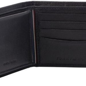 ארנק עור לגבר בצבע כחול נייבי במראה עסקי TOMMY HILFIGER טומי הילפיגר