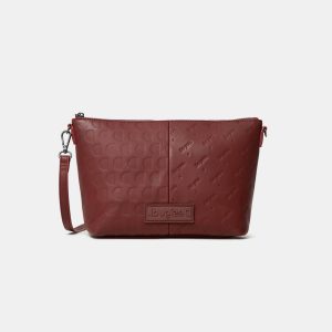 Desigual Alma Catania- תיק צד קטן בצבע בורדו