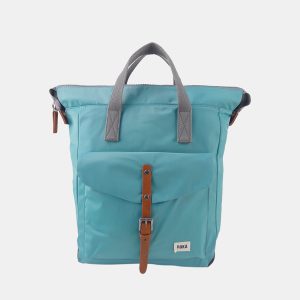 Roka – תיק גב מעוצב בצבע אקווה