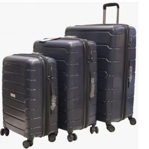 סט 3 מזוודות קשיחות וחזקות במיוחד TRAVEL CLUB טרוול קלאב