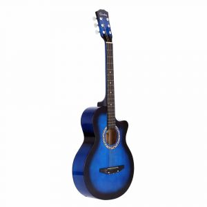 גיטרה אקוסטית בצבע כחול נדיר